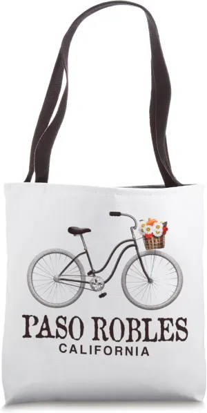 Paso Robles California Travel Vacation Holiday Tote Bag