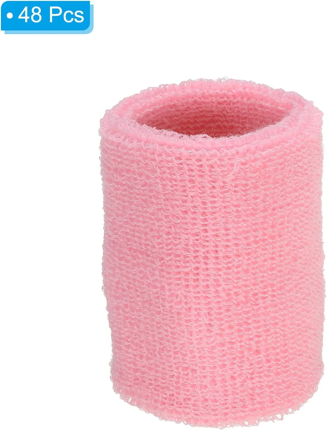 PATIKIL Sports Wristbands, Athletic Cotton Terry Cloth Absorbent Wrist Sweatband for Tennis Basketball Working Out Running