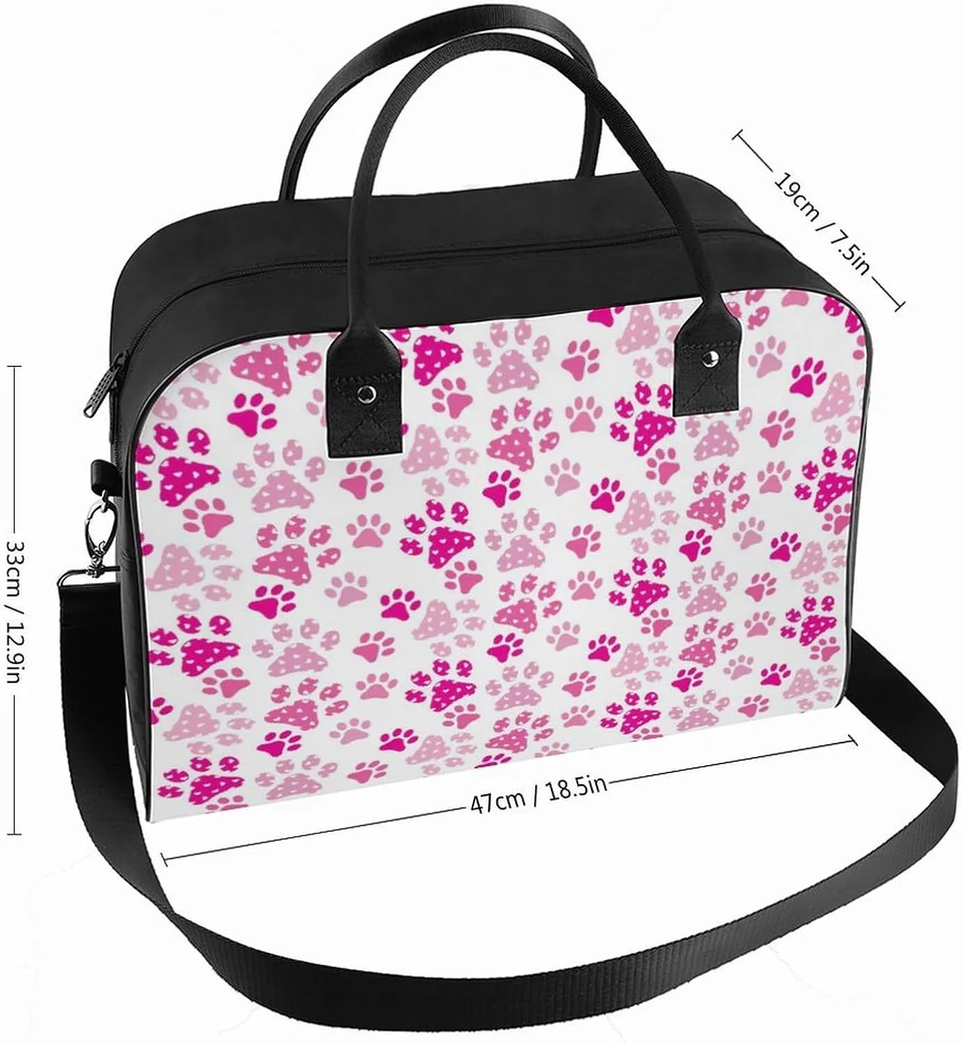 Penguin Bird Fashionable Large Capacity Travel Handbag Unisex