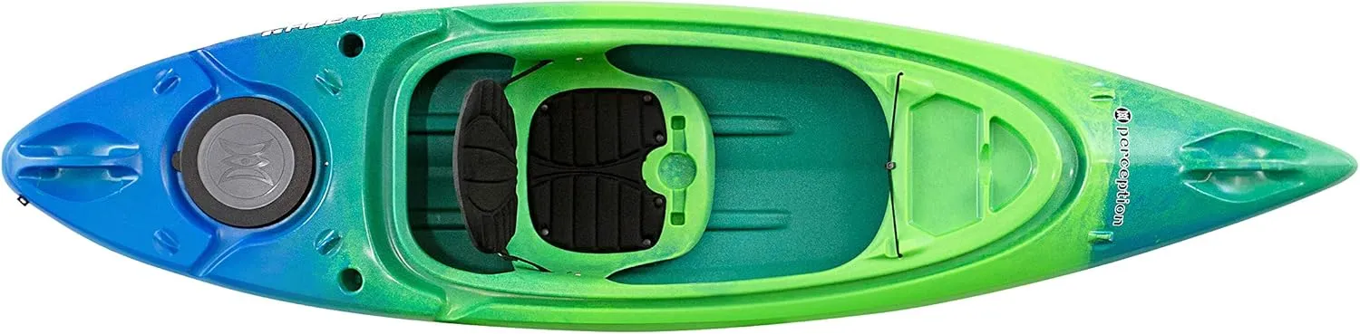 Perception Flash 9.5 | Sit Inside Kayak | Rod Holders and Rear Storage | 9' 6"