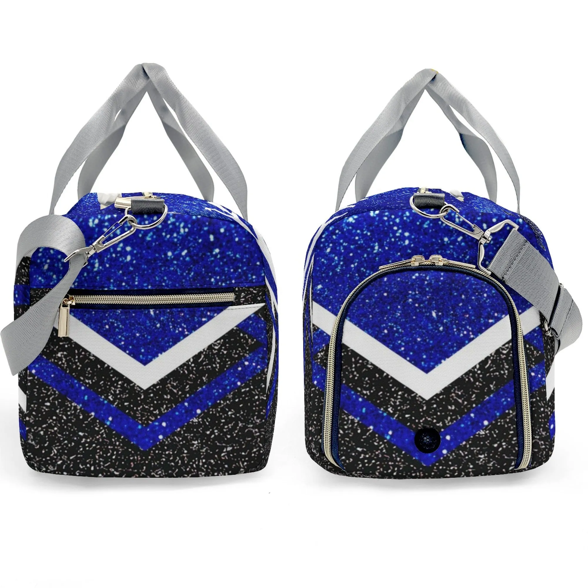 Personalized Cheer Cheerleader Blue Purple Red Yellow Pink MultiFunction Name Travel Bag