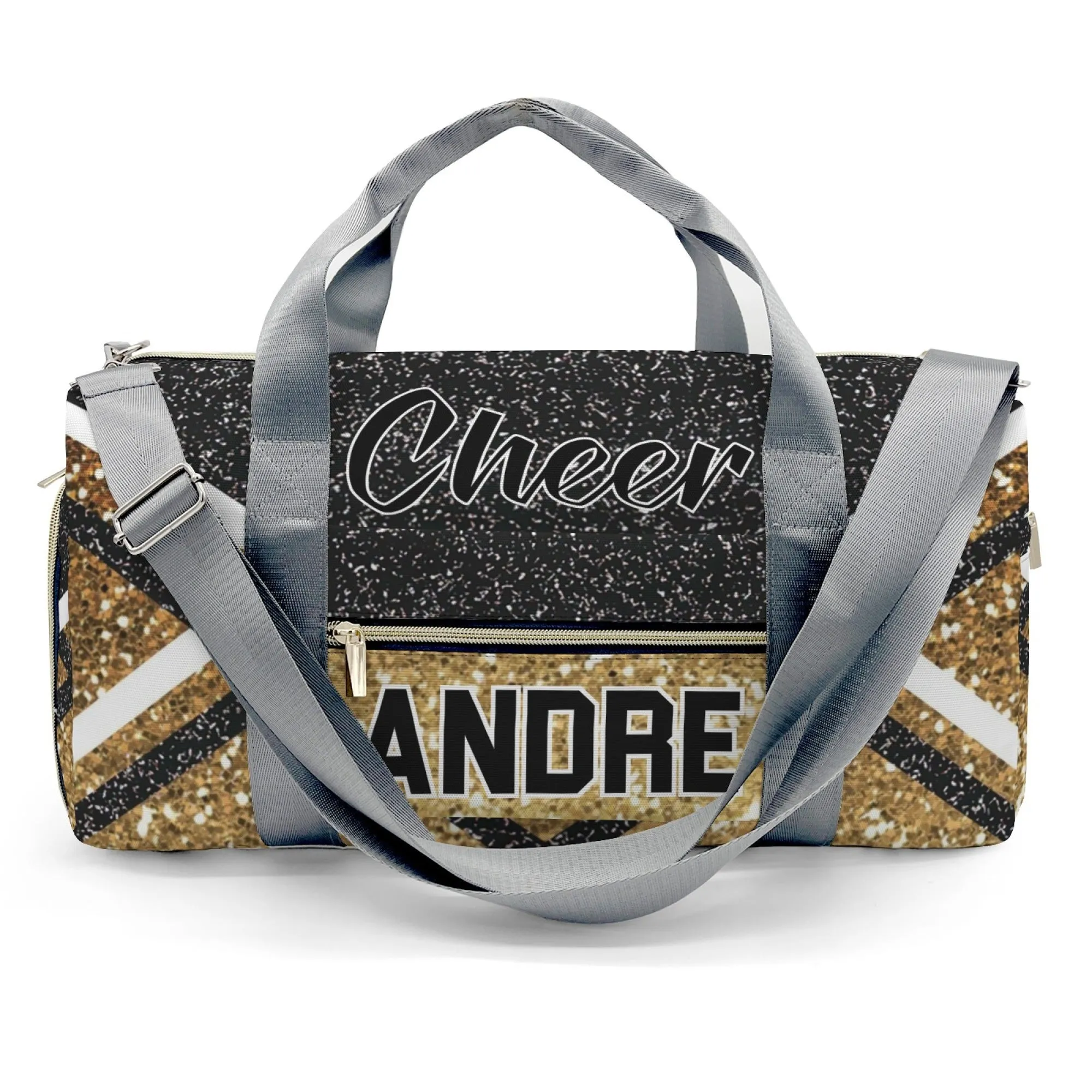 Personalized Cheer Cheerleader Blue Purple Red Yellow Pink MultiFunction Name Travel Bag