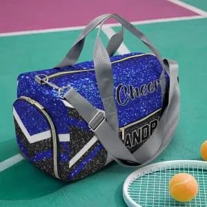Personalized Cheer Cheerleader Blue Purple Red Yellow Pink MultiFunction Name Travel Bag