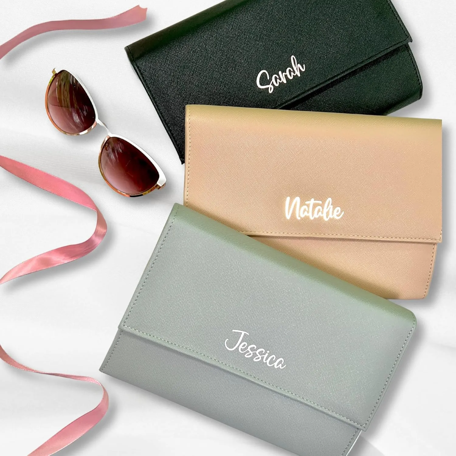 Personalized Travel Jewelry Case - Custom Gifts For Women, Bridesmaid Proposal Gifts, Travel Jewelry Organizer, Customized Jewelry Box, Birthday Gifts For Mom, Regalos Personalizados Para Mujer