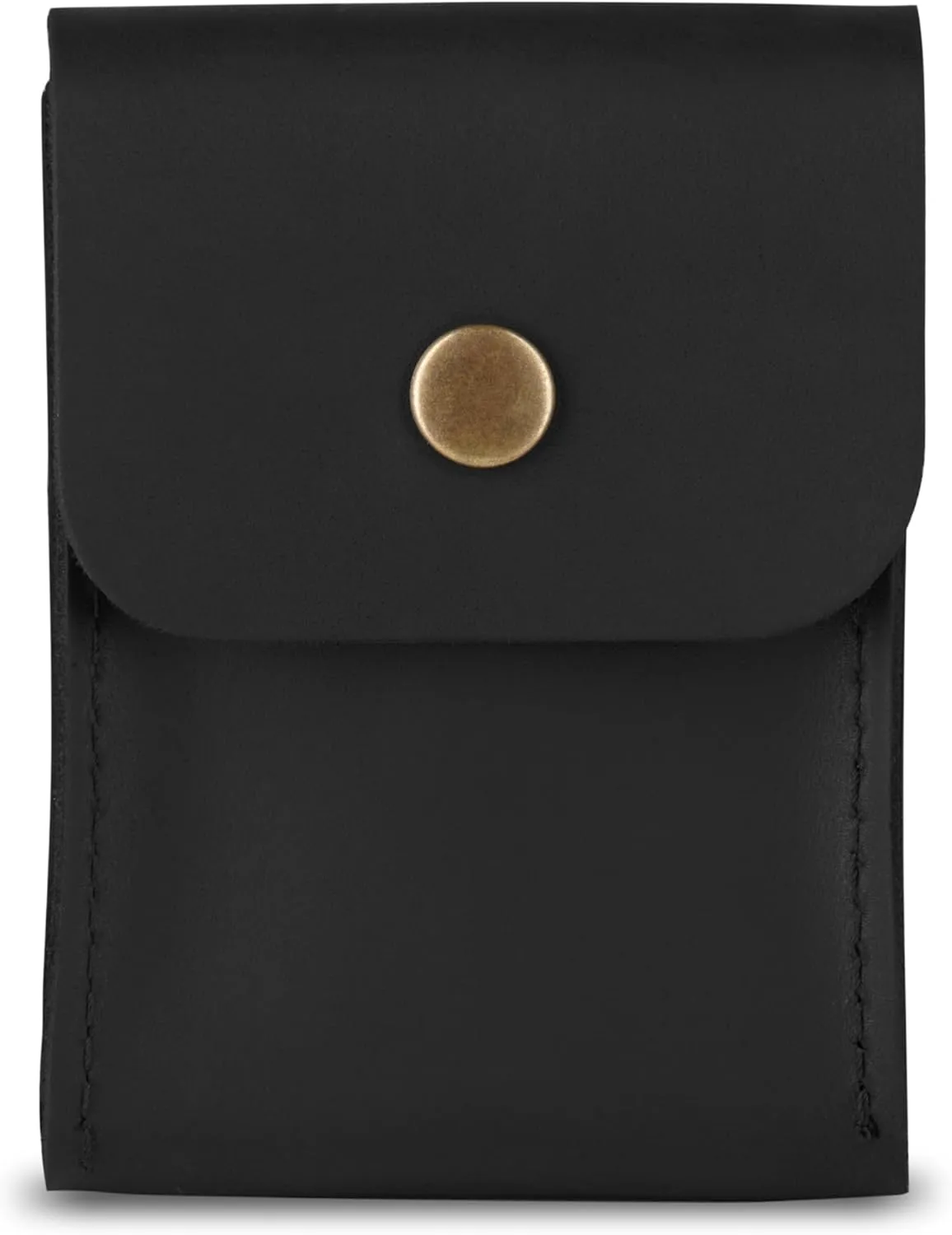 Playing Card Case, Leather Case for Board Games, Playing Card Holder, Card Deck Holder (Black)