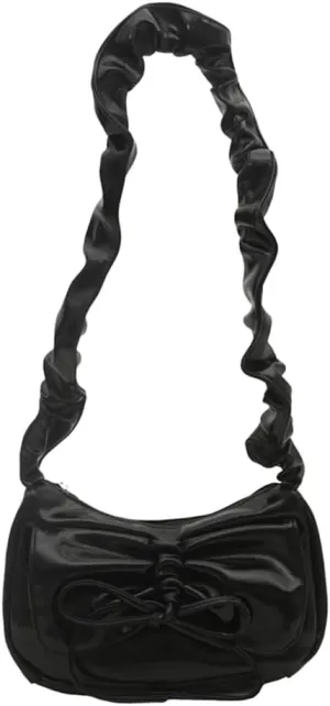 Pleated Ruched Shoulder Handbag
