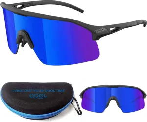 Polarized Cycling Sunglasses for Women and Men, Golfing Running Volleyball MTB and Outdoor sports