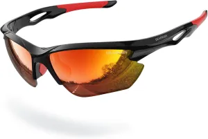 Polarized Sports Sunglasses for Men Women Cycling Running Fishing Glasses TR90 Unbreakable Frame UV Protection