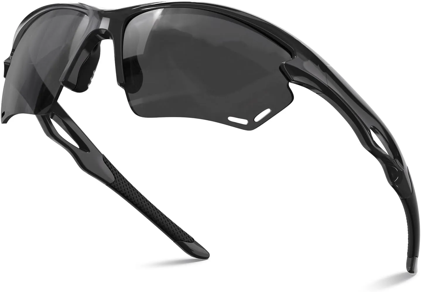 Polarized Sports Sunglasses for Men Women, Idea for Baseball Softball Cycling Fishing Running Golf Glasses TR90 Frame