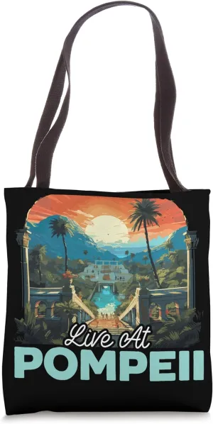 Pompeii History Travel I Love Roman Empire Tote Bag