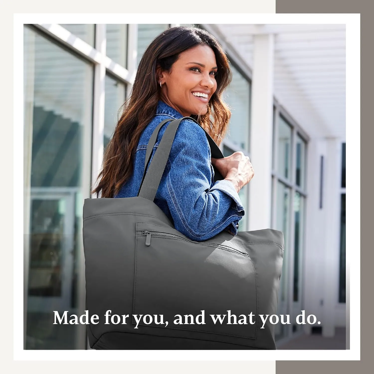 Port Authority Cotton Canvas Sling Bag