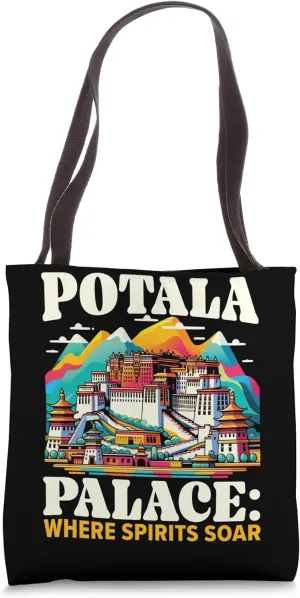Potala Palace China Travel Vacation Country Chinese Tote Bag