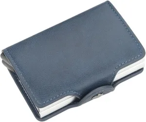Premium RFID Blocking Wallet, Pop Up Card Case, Men's or Ladies' Credit card wallet，Aluminum Card Holder，Minimalism，9-14 Card Capacity | Cash Slot