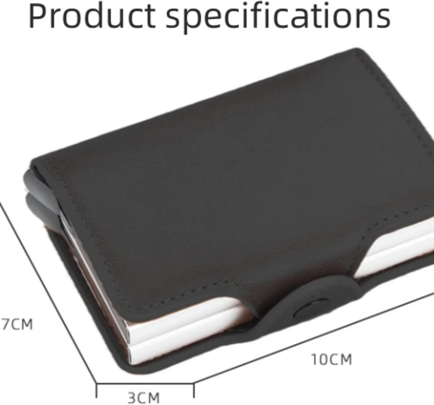 Premium RFID Blocking Wallet, Pop Up Card Case, Men's or Ladies' Credit card wallet，Aluminum Card Holder，Minimalism，9-14 Card Capacity | Cash Slot