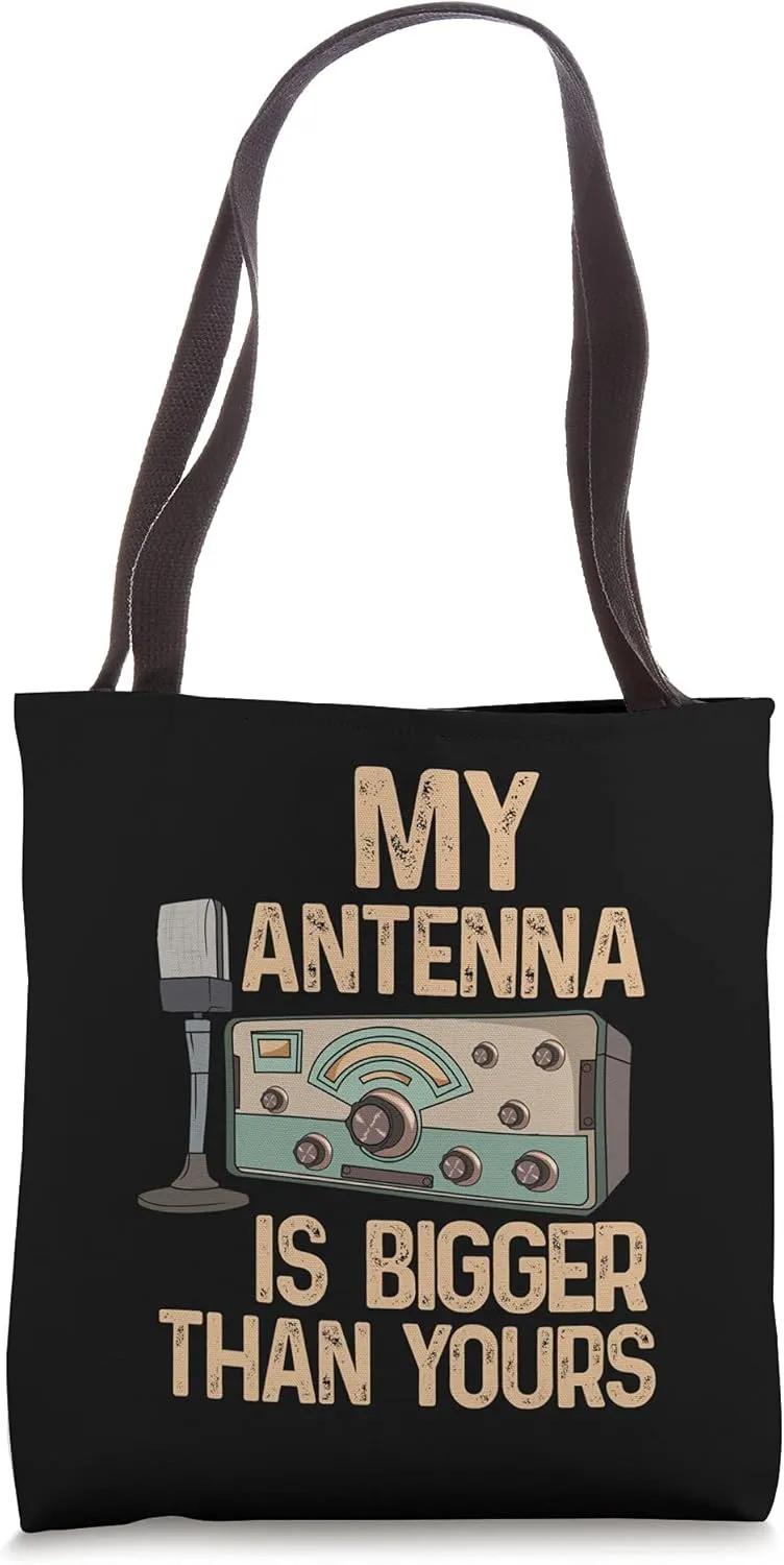 Pride Ham Radio Operator - My Antenna Isn Bigger Than Yours Tote Bag