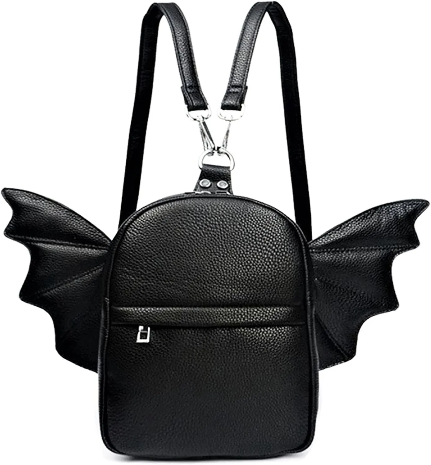 Prime Original Women Fashion Mini Backpack Purse | Detachable Bat Angel Wing Shoulder Bag