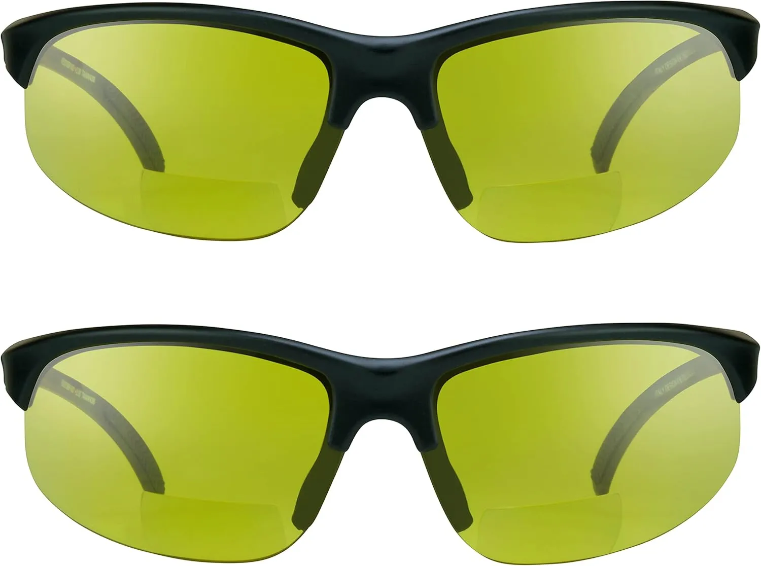 proSPORT BIFOCAL Sunglasses Readers Tinted Mens Womens High Definition Amber Yellow Smoke  1.50  1.75  2.00  2.25  2.50