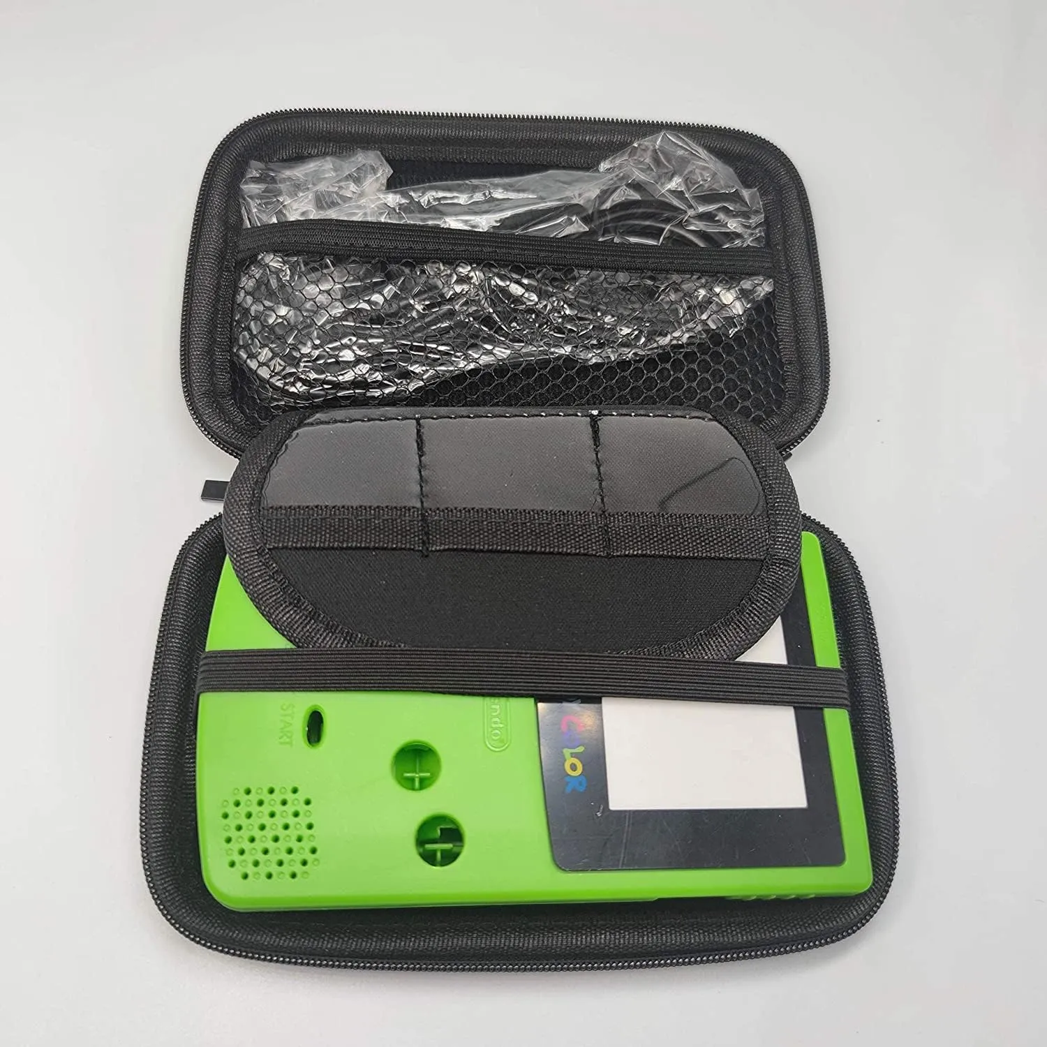 Protective Travel Carrying Hard Pouch Case Bag Cover for Game Boy Advance Color Pocket GBA GBC GBP Console,Carry Bag for Nintendo DS Lite NDSL NDSi EVA Storage Replacement (Green)