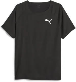 PUMA Mens Run Ultraspun Crew Neck Short Sleeve Athletic Running Casual Tops Comfort Technology - Black - Size XXL