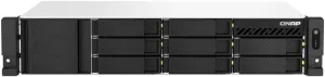 QNAP TS-873AeU-4G-US 8 Bay High-Speed Short Depth Rackmount Rackmount Dual-2.5GbE NAS AMD Ryzen™ CPU, 4GB DDR4 Memory and 2.5GbE (2.5G/1G/100M) Network Connectivity (Diskless)