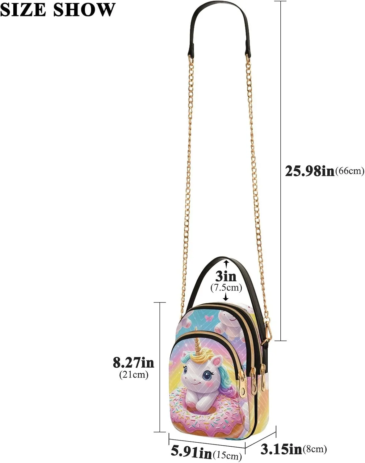 Quilted Crossbody Bag Small Shoulder Purse Women's Handbags Phone Purse with Chain