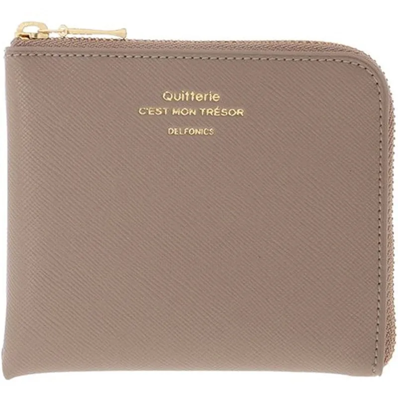 Quitterie Half Zip Case – Greige