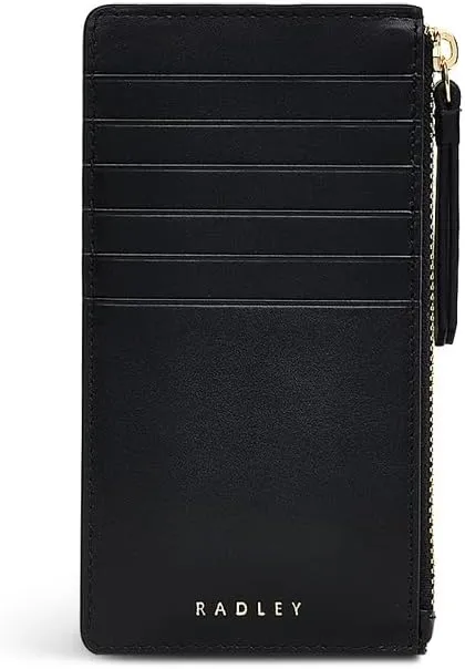RADLEY London Foster Lane Women's Medium Leather Ziptop Coin Purse,(Black)