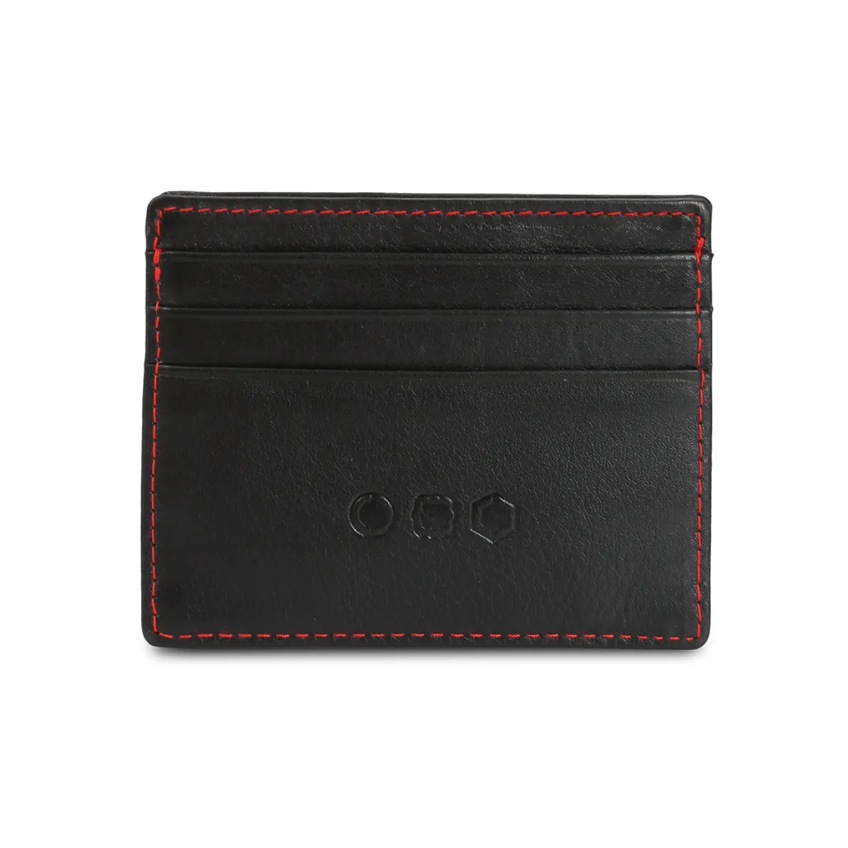 Rafa Leather Multi-Slot Card Holder/Wallet (Black)
