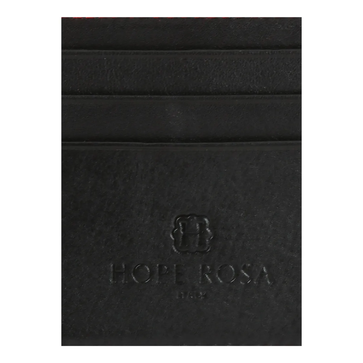 Rafa Leather Multi-Slot Card Holder/Wallet (Black)