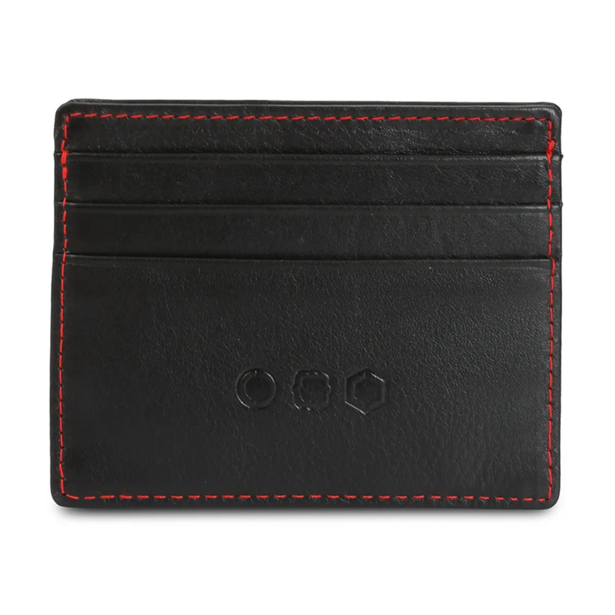 Rafa Leather Multi-Slot Card Holder/Wallet (Black)