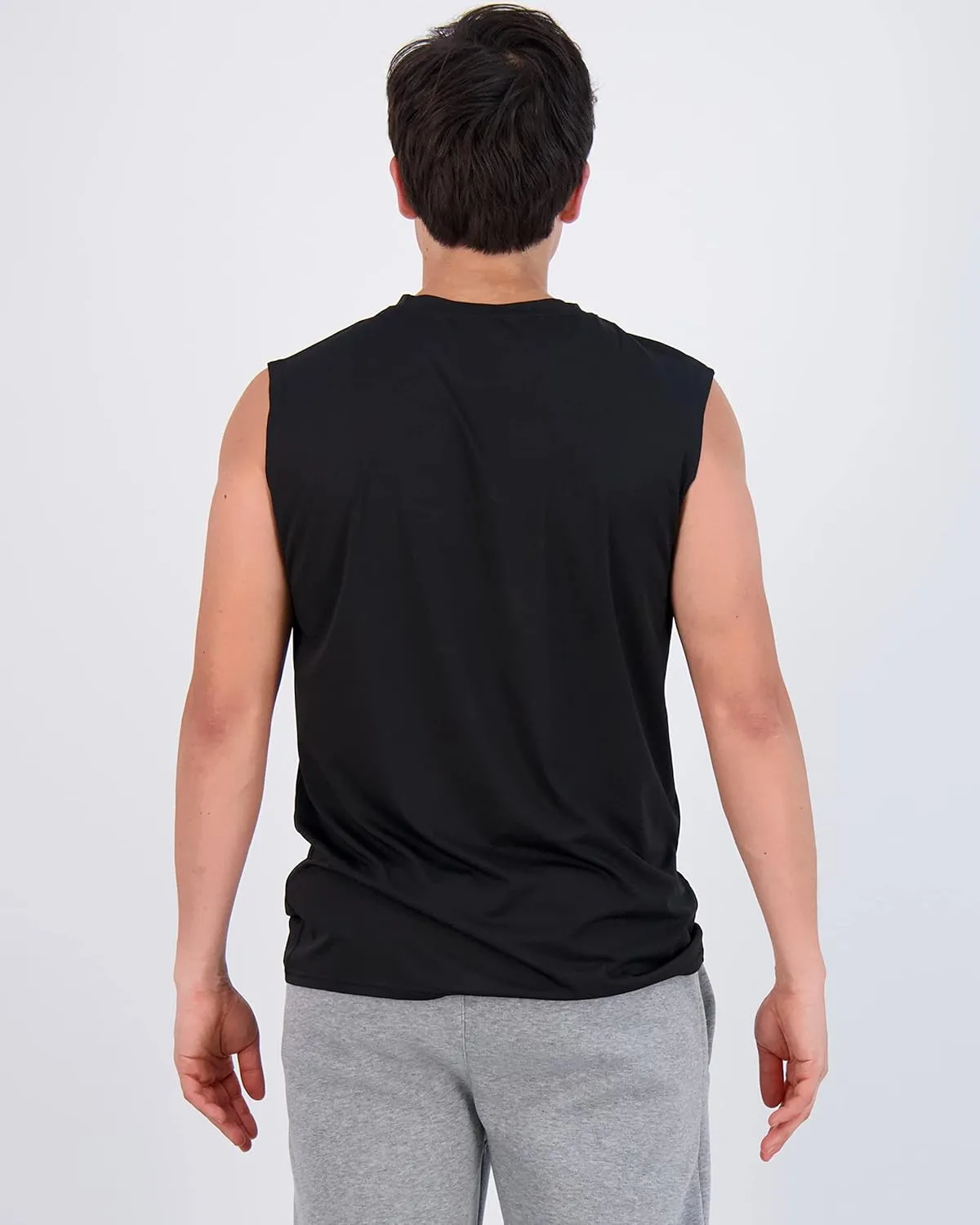 Real Essentials 3 & 5 Pack: Men's Dry-Fit Active Muscle Tank Top - Standard and Big & Tall Sizes (S-5XLT)