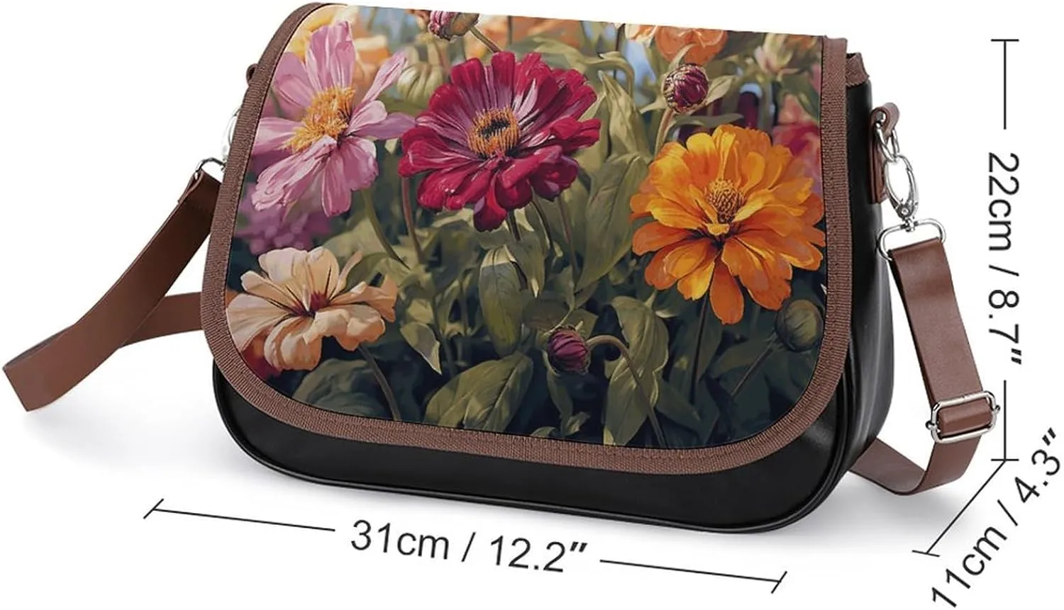 Red And Yellow Style Crossbody Bags for Women Travel Shoulder Bag Small Leather Cross Body Handbags