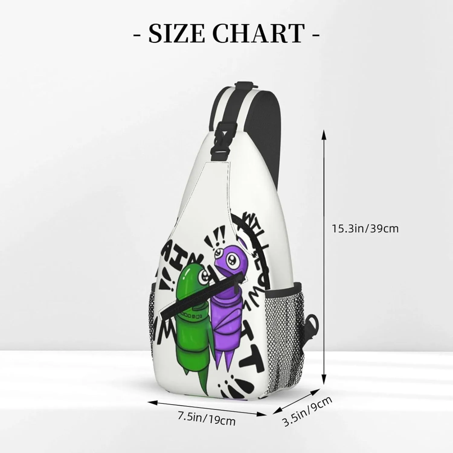 Repo Robot Crossbody Sling Backpack Sling Bag Multipurpose Travel Hiking Chest Bag Daypack for Women Men