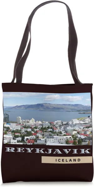 Reykjavik Iceland City Photography Travel Souvenir Tote Bag