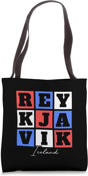 Reykjavik Iceland Travel Vacation Souvenir Tote Bag