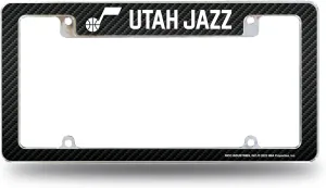 Rico Industries NBA Basketball Primary 12" x 6" Chrome All Over Automotive License Plate Frame for Car/Truck/SUV