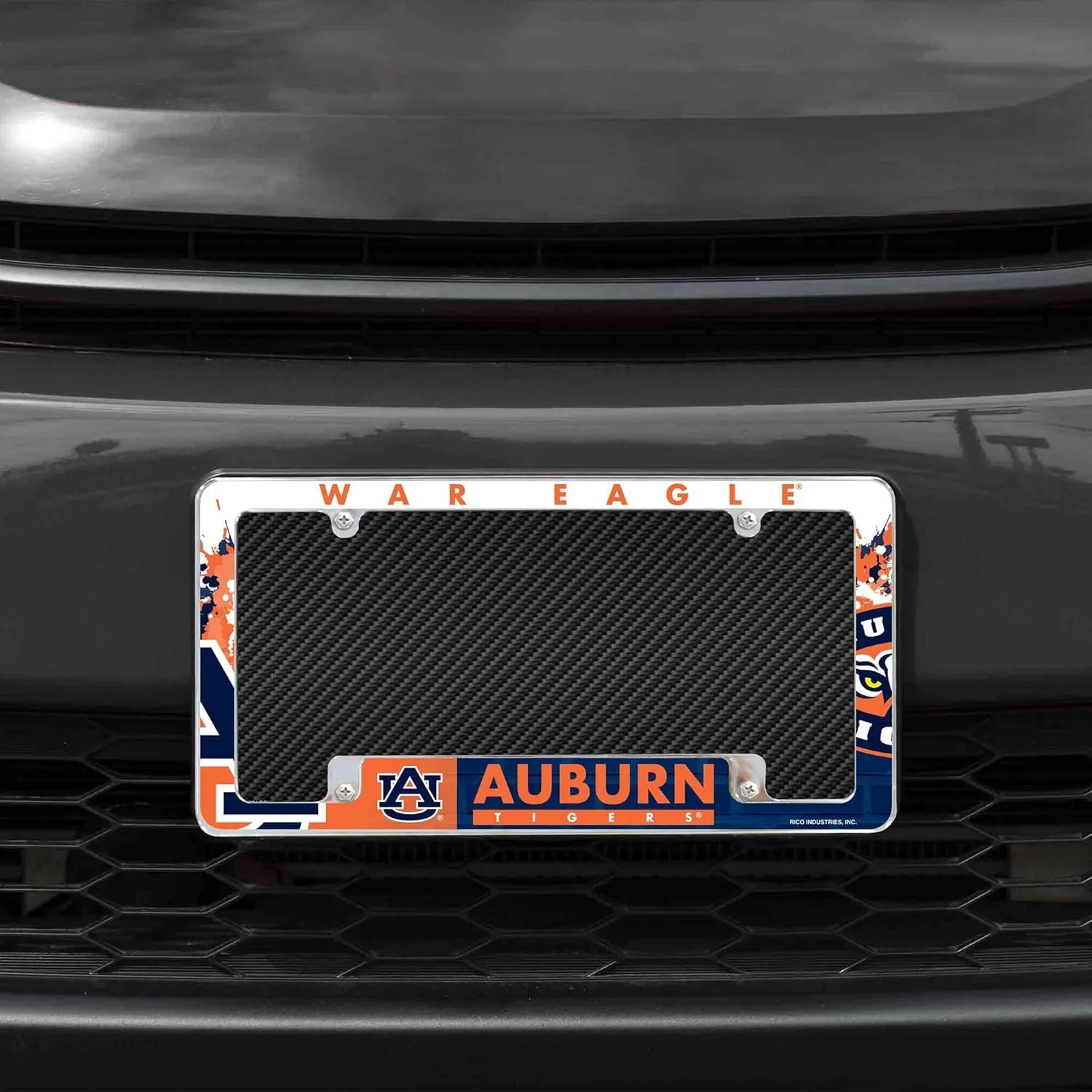 Rico Industries NBA Basketball Primary 12" x 6" Chrome All Over Automotive License Plate Frame for Car/Truck/SUV