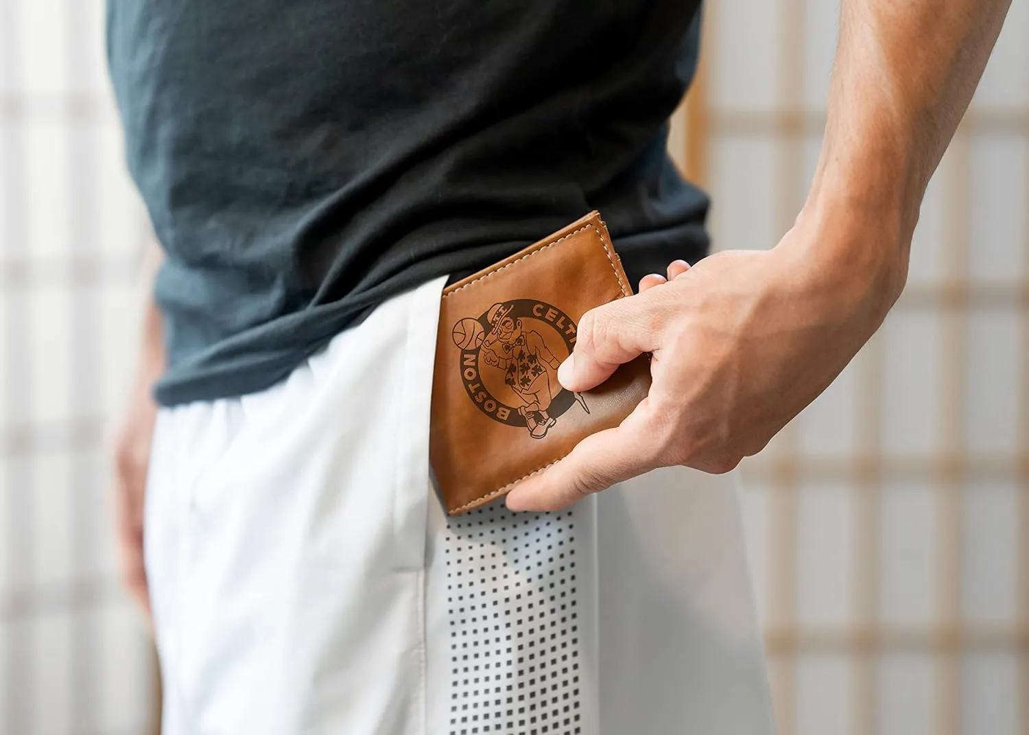 Rico Industries NBA Laser Engraved Billfold Wallet Laser Engraved Bill-fold Wallet - Slim Design - Great Gift