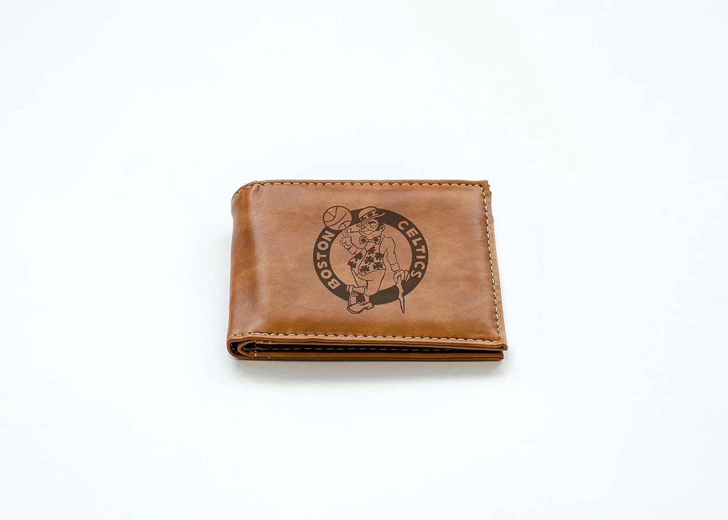 Rico Industries NBA Laser Engraved Billfold Wallet Laser Engraved Bill-fold Wallet - Slim Design - Great Gift