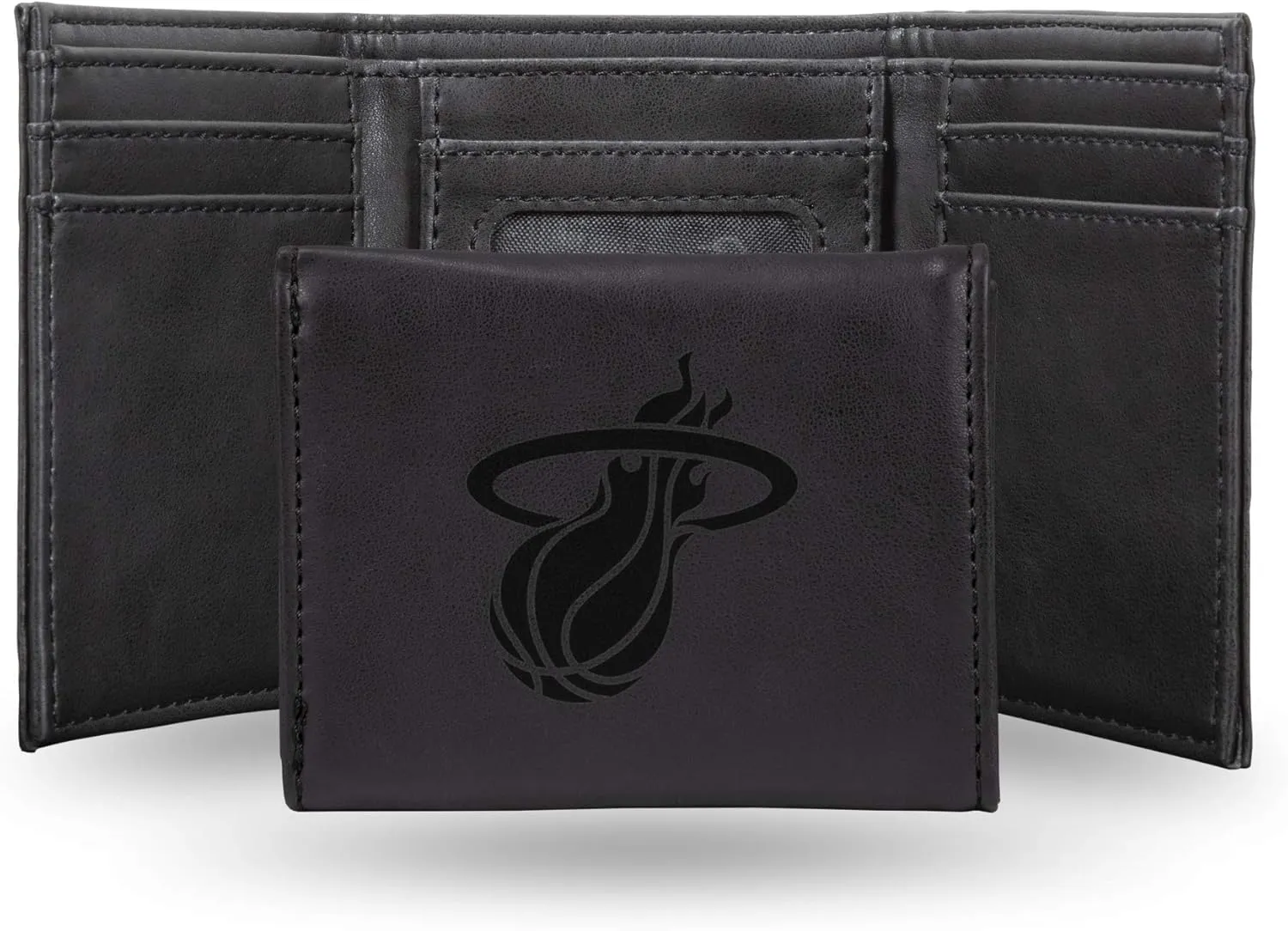 Rico Industries NBA Laser Engraved Trifold Laser Engraved Tri-Fold Wallet - Men's Accessory