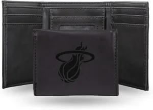 Rico Industries NBA Laser Engraved Trifold Laser Engraved Tri-Fold Wallet - Men's Accessory