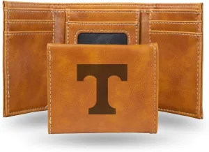 Rico Industries NCAA Laser Engraved Trifold Laser Engraved Tri-Fold Wallet - Men's Accessory