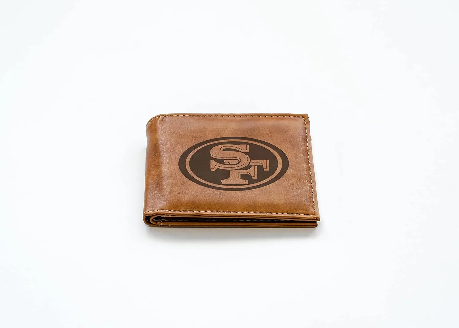 Rico Industries NFL Laser Engraved Billfold Wallet Laser Engraved Bill-fold Wallet - Slim Design - Great Gift