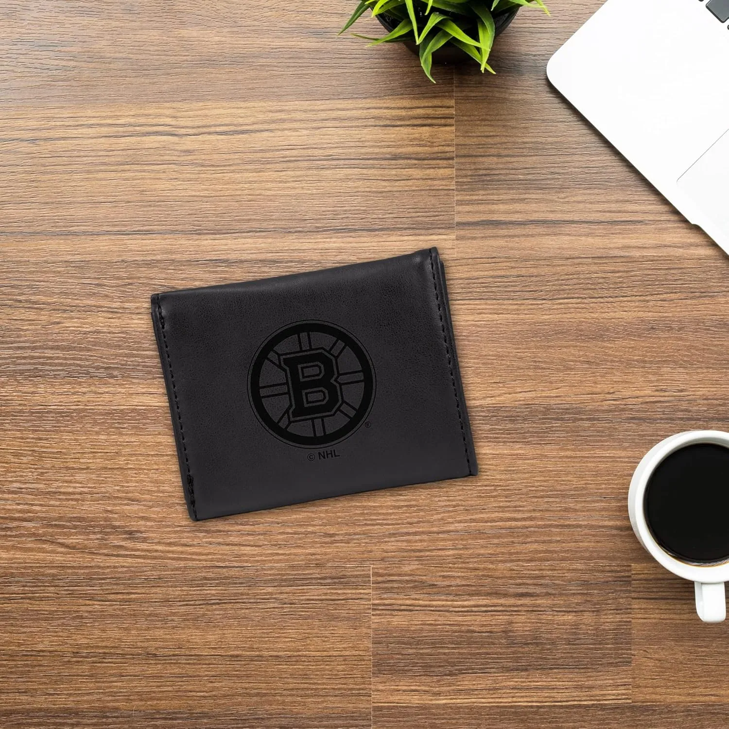 Rico Industries NHL Laser Engraved Trifold Laser Engraved Tri-Fold Wallet - Men's Accessory