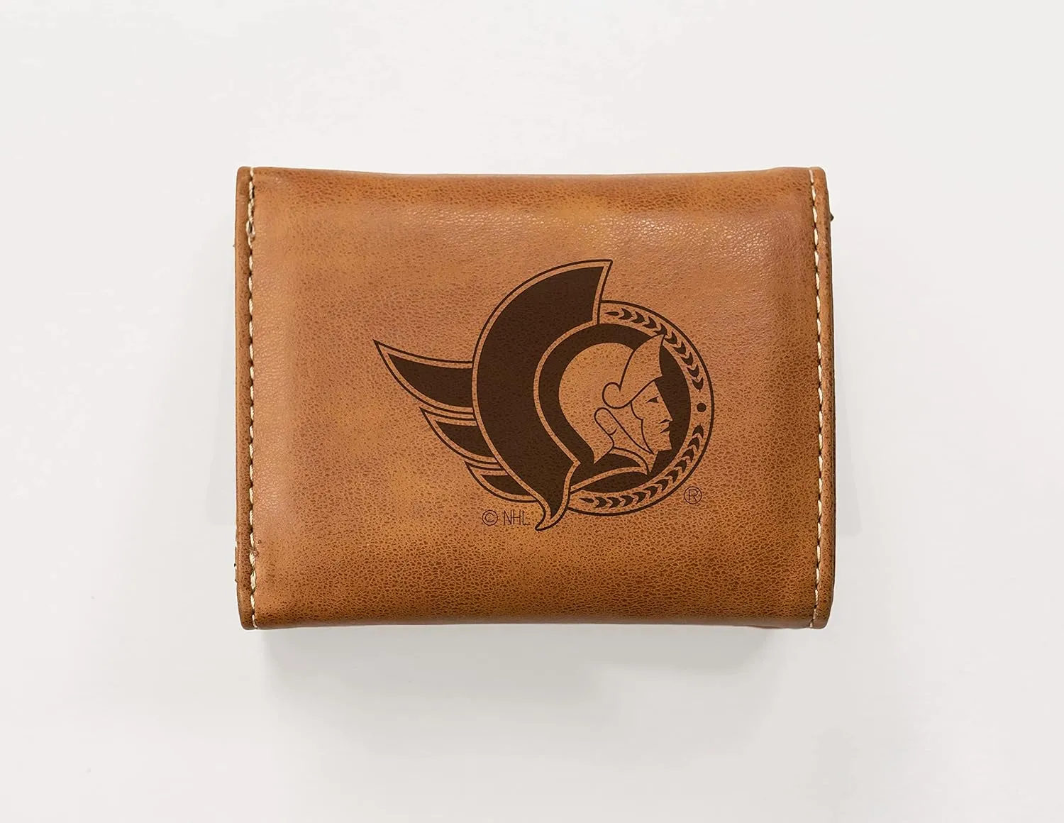 Rico Industries NHL Laser Engraved Trifold Laser Engraved Tri-Fold Wallet - Men's Accessory