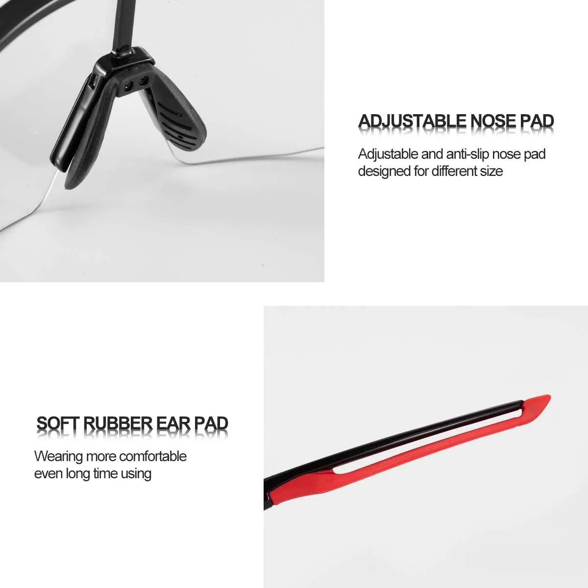 ROCKBROS Photochromic Sports Sunglasses for Men Women Cycling UV Protection