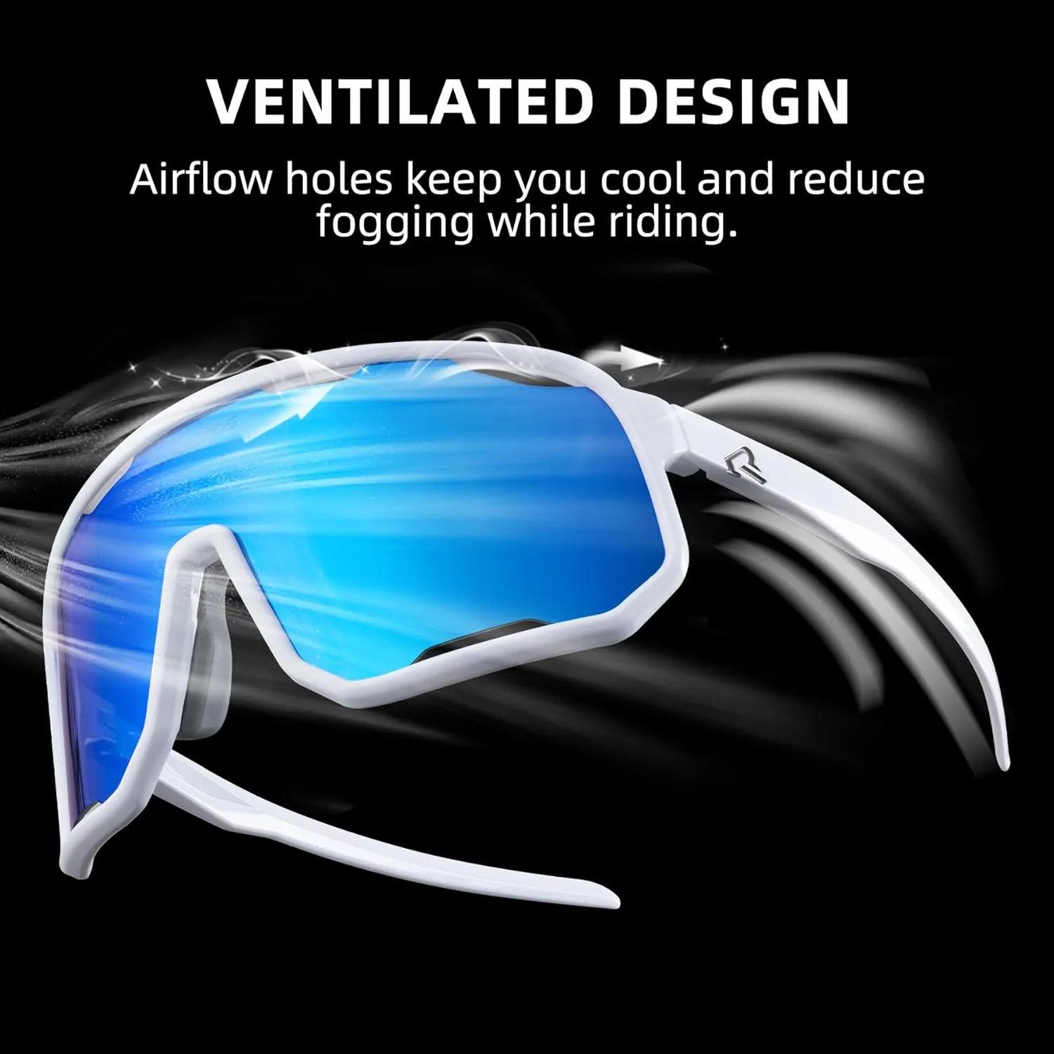 ROCKBROS Photochromic Sunglasses for Men Women,UV400 Protection Cycling Glasses,MTB Cycling Sports Sunglasses,3 Lenses