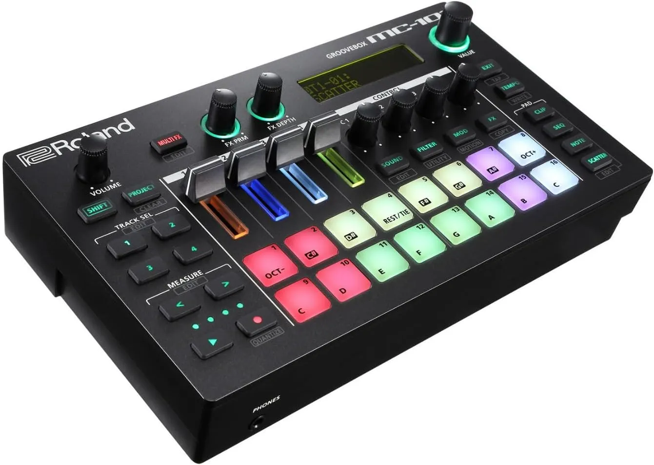 Roland MC-101 Groovebox Compact Music Production Workstation