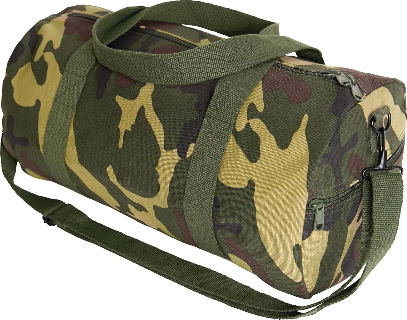 Rothco Sports Gym Shoulder Canvas Sport Shoulder Duffle Bag with Strap 19" x 9" x 9", Camouflage