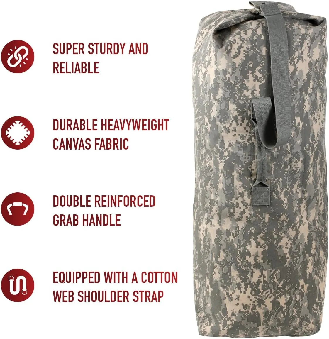 Rothco Top Load Canvas Duffle Bag